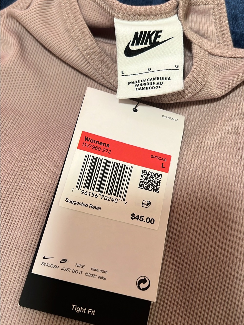 Nike  Ribbed Tank Top - Picture 3 of 8